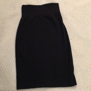 American Apparel black pencil shirt XS